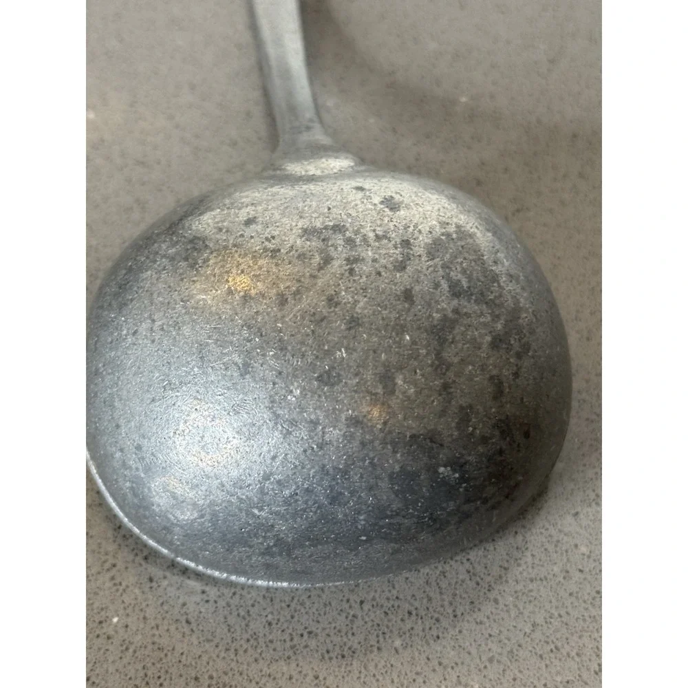 VTG Lot of 2 Ladle By Carson & Plate Craft American By Bon Chef Pewter Look MCM